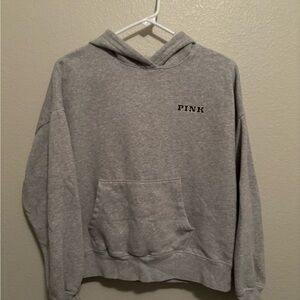 PINK Victoria's Secret Light Gray Hoodie